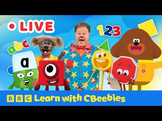 🔴 LIVE! Learn with CBeebies