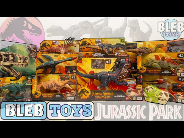 Jurassic Park toy collection unboxing | Jurassic World Chaos theory | ASMR toy review no talking