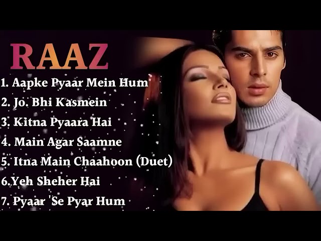 Raaz Movie All Songs | Bipasha Basu,Dino Morea | Aapke Pyaar Mein Hum | Hindi Songs | Jo Bhi Kasmein