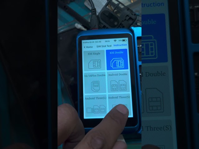 Jc V1S Pro All Smart Phone Sim Slot Testing With Sim Adapter