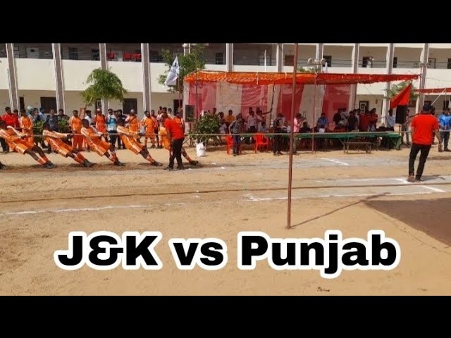 J&k beat Punjab one-sided, Tug Of War Game Show, 13-09-2021