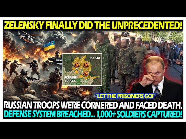 Russian troops were cornered and faced death. Defense system breached... 1,000+ soldiers captured!