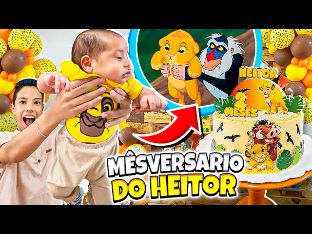 ORGANIZEI O MÊSVERSARIO DO HEITOR *deu certo?