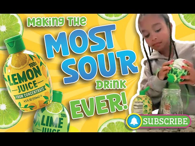 Making the MOST SOUR drink EVER