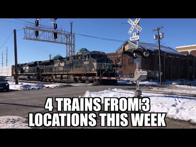 4 trains from 3 different places this week! Hamilton, Walton and Glendale!