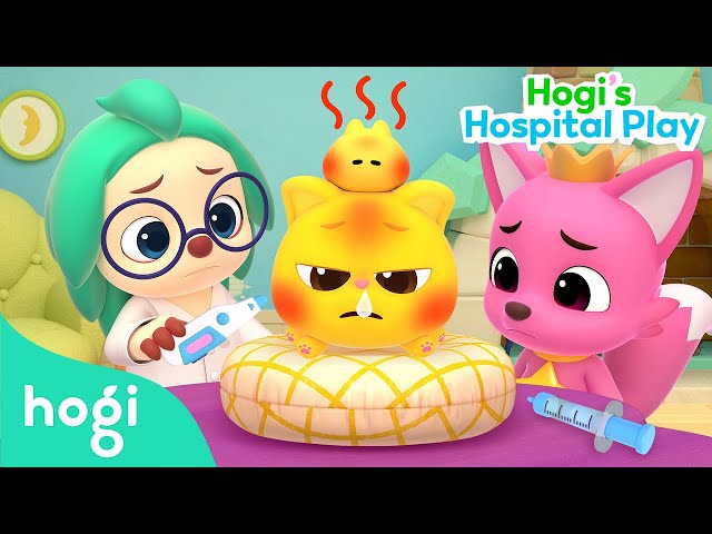 Oh, No! Ninimo Has a Cold 🤒 🌡️｜Hogi's Hospital Play 🚑｜Ninimo Is Sick｜Kids Play｜Hogi Pinkfong