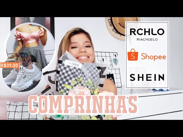 COMPRINHAS SHEIN + SHOPEE + RIACHUELO | Junho e julho | Roupinhas e buji ♡