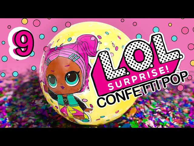 LOL Surprise Confetti Pop Countdown 9 Rare Dolls Best Video Collection