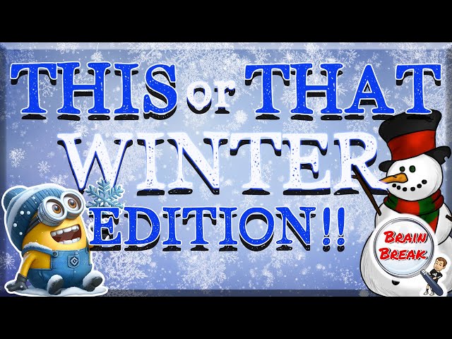 This or That? Winter Edition! ❄️ Would You Rather? ❄️ Fun Fitness Games for Kids ❄️ PE ❄️ GoNoodle