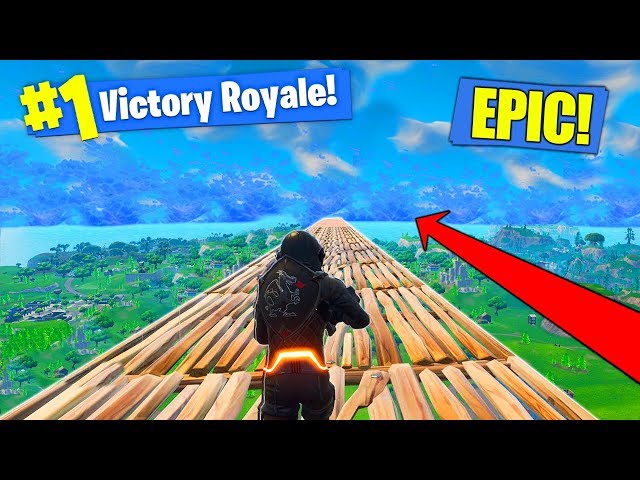 Building The ULTIMATE SKY BRIDGE In Fortnite Battle Royale!