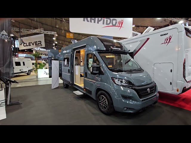 Dreamer Camper Van XL tour. High roof, 636cm long, sleeps five.