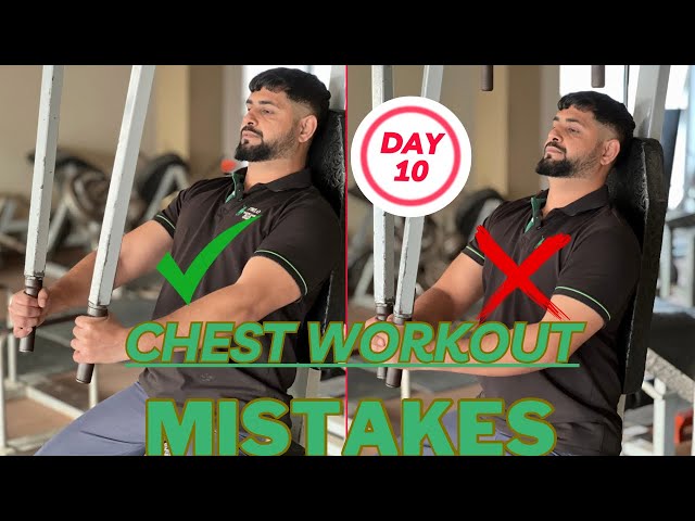 POWERFUL Chest Exercises to Build Muscle Now| chest workout mistakes | chest workout