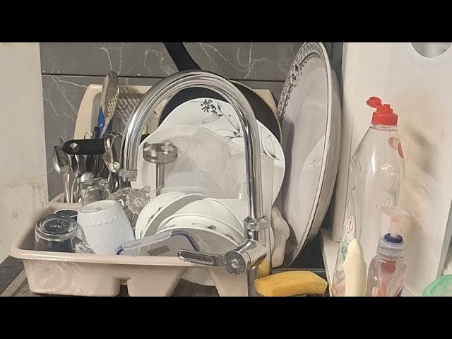 ASMR washing dishes day 2