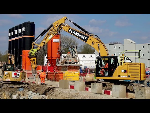 Preparing the West Ruislip Tunnel Portal Site