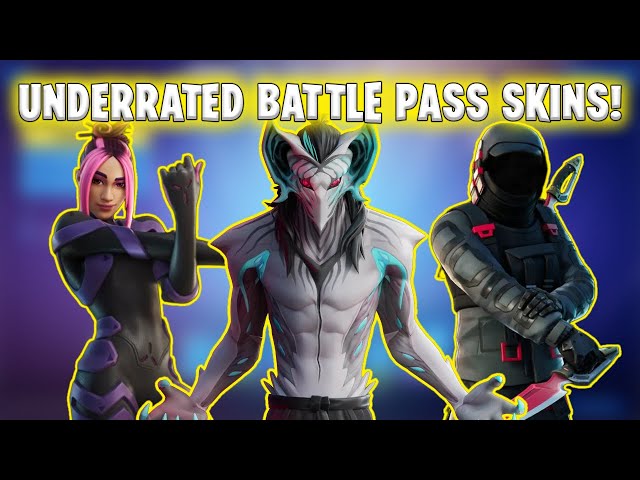 Top 10 MOST Underrated Fortnite Battle Pass Skins of All Time!