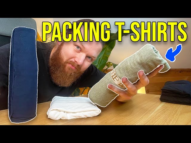 5 Clever Hacks for Packing T-Shirts: Space-Saving + Wrinkle Prevention