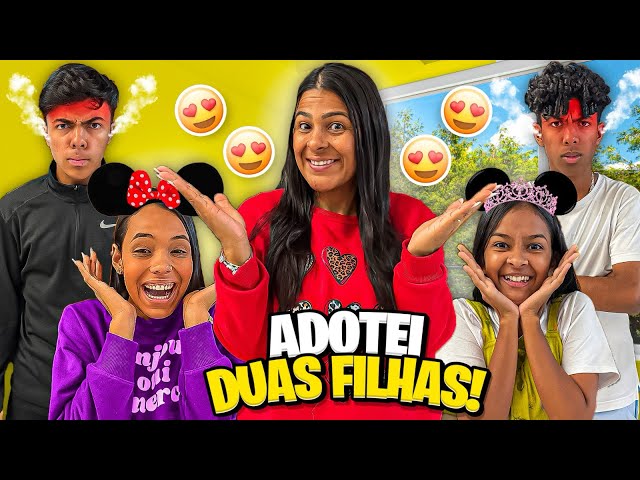 ADOTEI A JHENIFER E A DUDA ! AGORA ELAS SERÃO IRMÃS DO ESTEVÃO E DO GABRIEL! SERÁ QUE DEU CERTO?😱😅