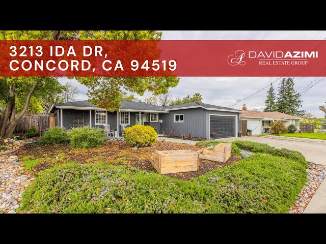 SOLD! 3213 Ida Dr, Concord, CA 94519 | David Azimi