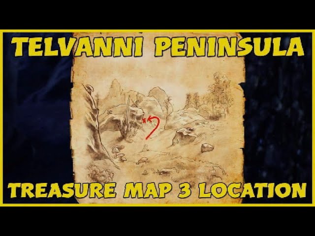 Eso | Telvanni Peninsula Treasure Map 3 Location