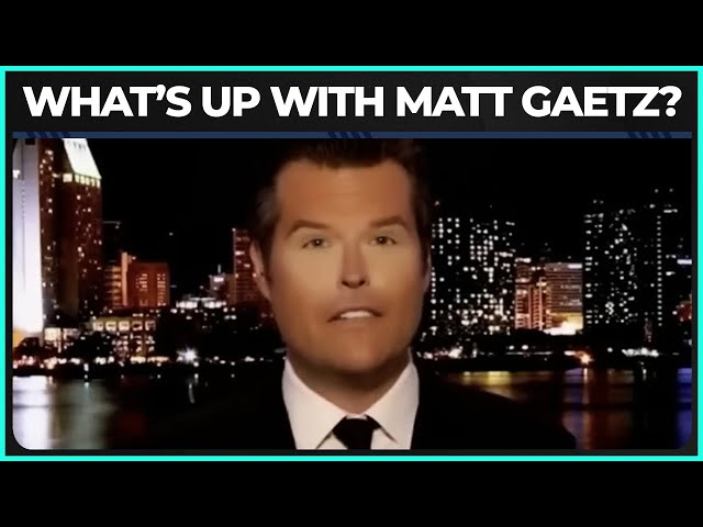 Matt Gaetz's Makeup Person Definitely HATES HIM