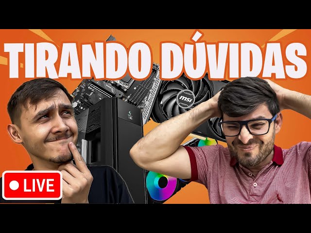 TIRANDO DÚVIDAS DE PC GAMER AO VIVO