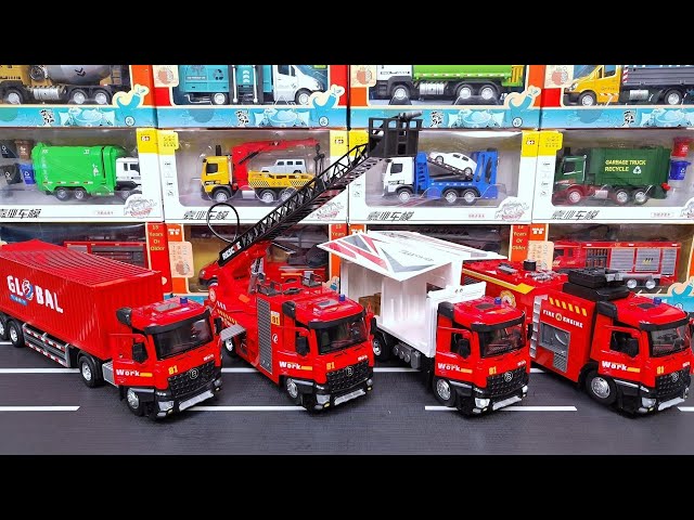 Review Of Diecast Trucks For Container Truck, Fire Truck, Wing Box Truck, Emergency Vehicles