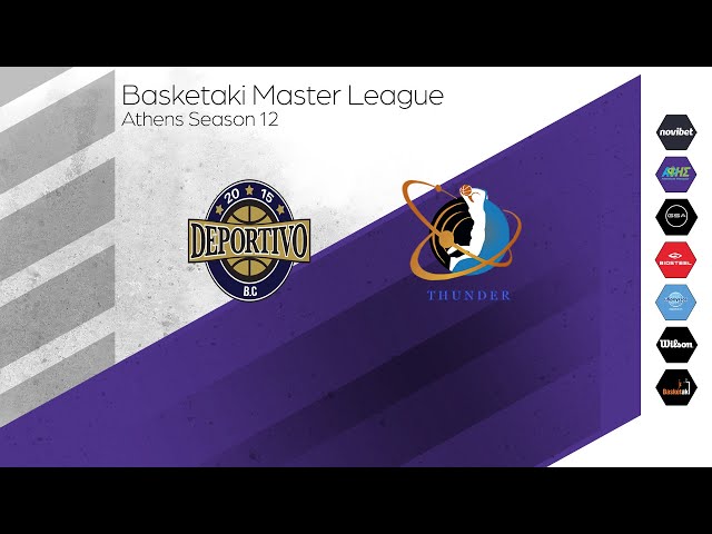 Basketaki The League - Deportivo Faliro Vs Thunder (22/01/2025)