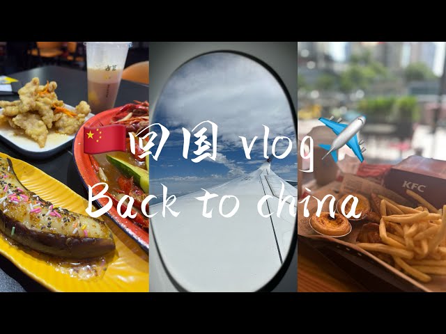 回国vlog｜Back to China