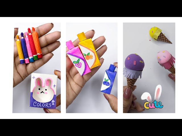 Paper craft/Easy to make/how to make/miniature craft/school project/sonia art and craft