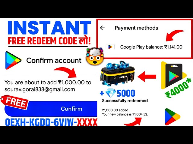 ( Redeem Codes ) free redeem code app | google play redeem code | how to get free redeem codes