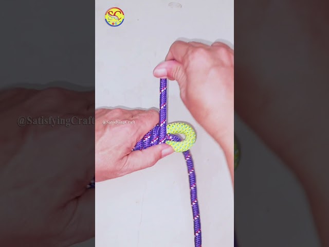 How to tie knot diy at home, rope tip tutorial ep2524