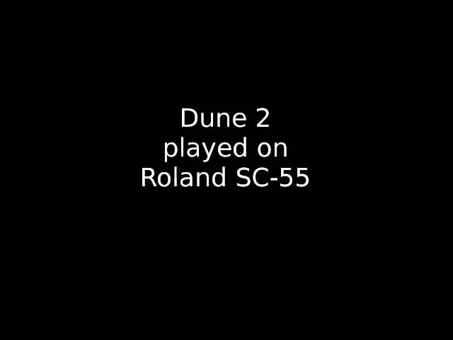 Dune 2 played on various sound cards.