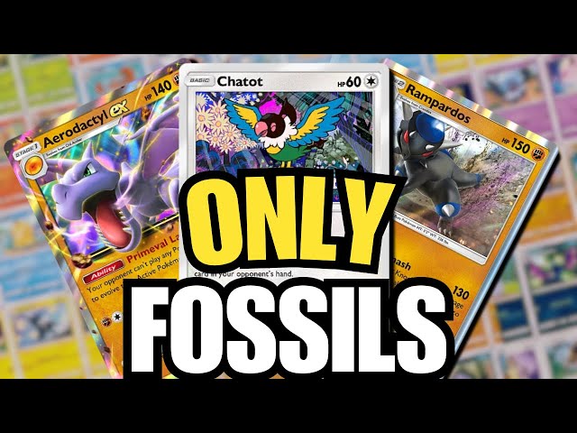 I Built a Pokémon Deck Using ONLY Fossils… And It’s UNSTOPPABLE!