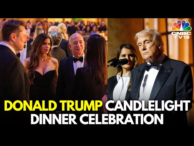 Trump Inauguration LIVE: Trump Attends a Candlelight Dinner at the National in Washington | N18G