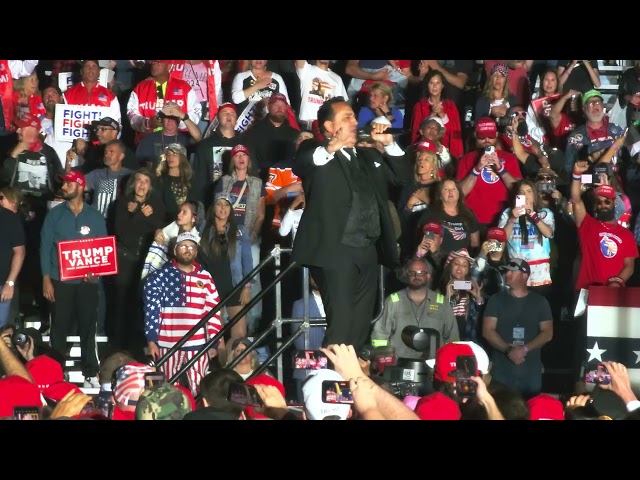 God Bless America - Christopher Macchio - Trump Rally - Buttler, PA 10/05/24 4K HDR