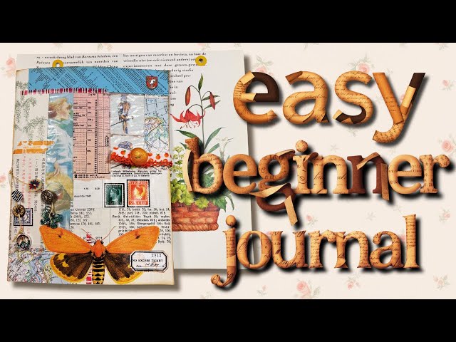 EASY BEGINNER JUNKJOURNAL WITHIN A JUNKJOURNAL  INSPIRED BY @joiedefi