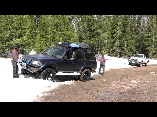 Toyota LC FZJ80 vs Siberia: Deep Snow Test Part 7