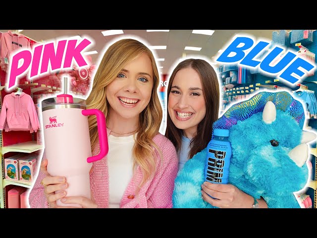 PINK VS BLUE SHOPPING CHALLENGE!