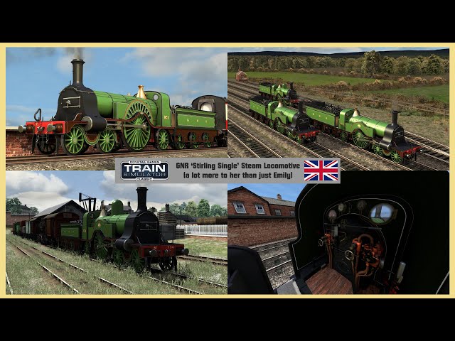 GNR 'Stirling Single' Steam Locomotive review ~ Train Simulator