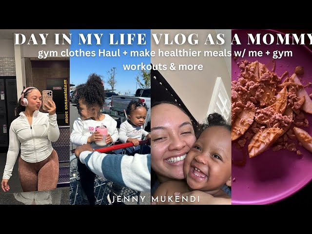 DAY IN MY LIFE VLOG AS A MOMMY | Trying Oxyshred + Full Week Of Gym + Workout Clothes Haul & MORE