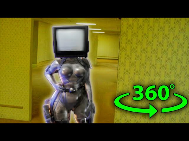 360° TV Woman Chases You in VR #2 / 4K