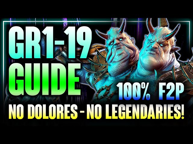 Gear Raid 1-19 NO DOLORES - NO Premium Gear - F2P DEFINITIVE GUIDE: 𝙀𝙋𝙄𝘾𝙎 𝙊𝙉𝙇𝙔! ⁂ Watcher of Realms