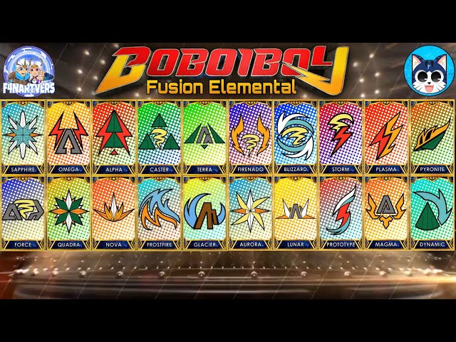 All Elemental Fusion Baru BoBoiBoy With @thecatrizable Version