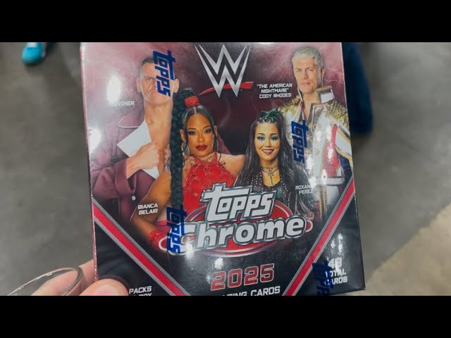 Unboxing New WWE Topps Chrome 2025 Mega Box & Value Box | Box Break from the Royal Rumble Superstore