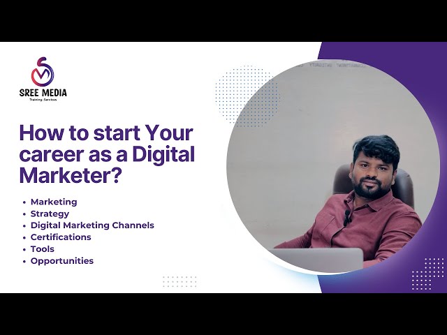 How To Start Your Career Into Digital Marketing? Digital marketing course in Telugu | Vijayawada