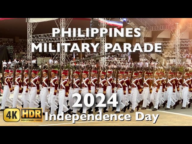 Philippines Independence Day Military Parade | June 12 2024 | 4K HDR | Quirino Grandstand Manila