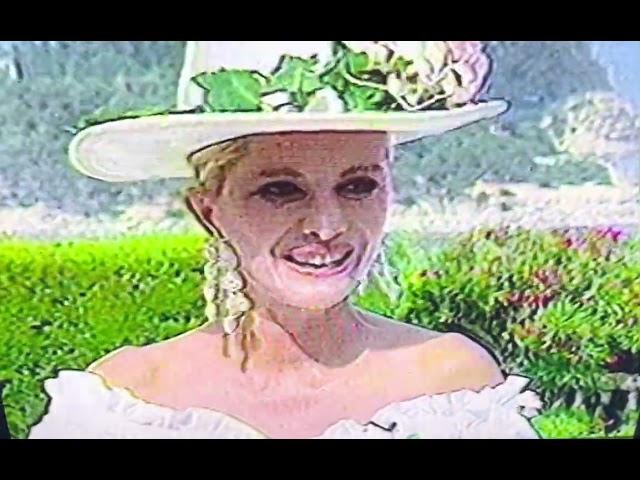 Ivana Trump on French Riviera 1991