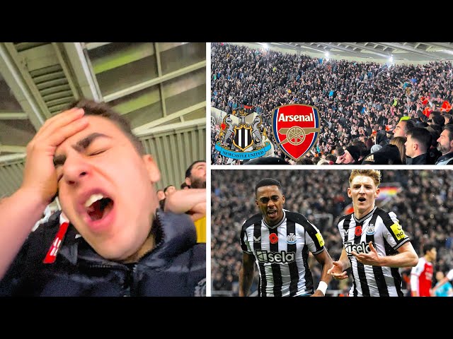 50,000 GEORDIES GO MENTAL & CRAZY ST JAMES’ PARK ATMOSPHERE!- Newcastle Utd 1-0 Arsenal