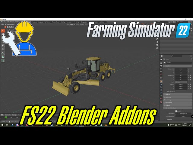 FS Next Modder 🔧Blender Addons I use For Modding 🔧 Farming Simulator 22