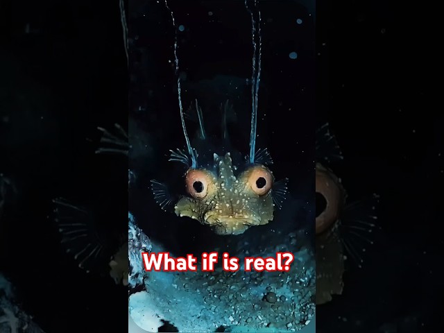 The Deep Ocean Hides These Bizarre Creatures… Created by AI! 🌊👁️